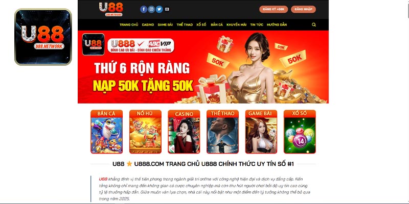 Tổng quan về nhà cái U88